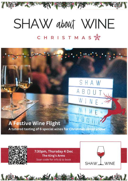 Shaw About Wine - A Festive Wine Flight